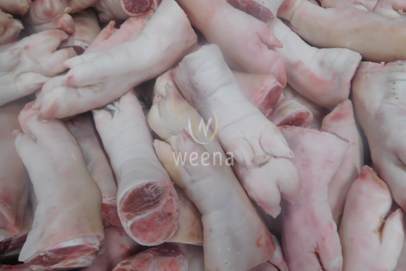 frozen pork front feet